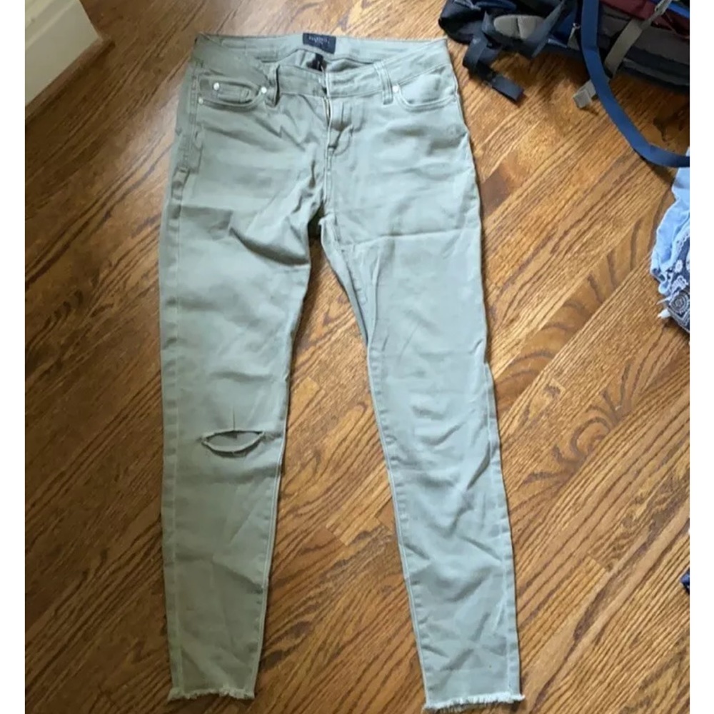 Celebrity Pink Army Green Skinny Jeans 26